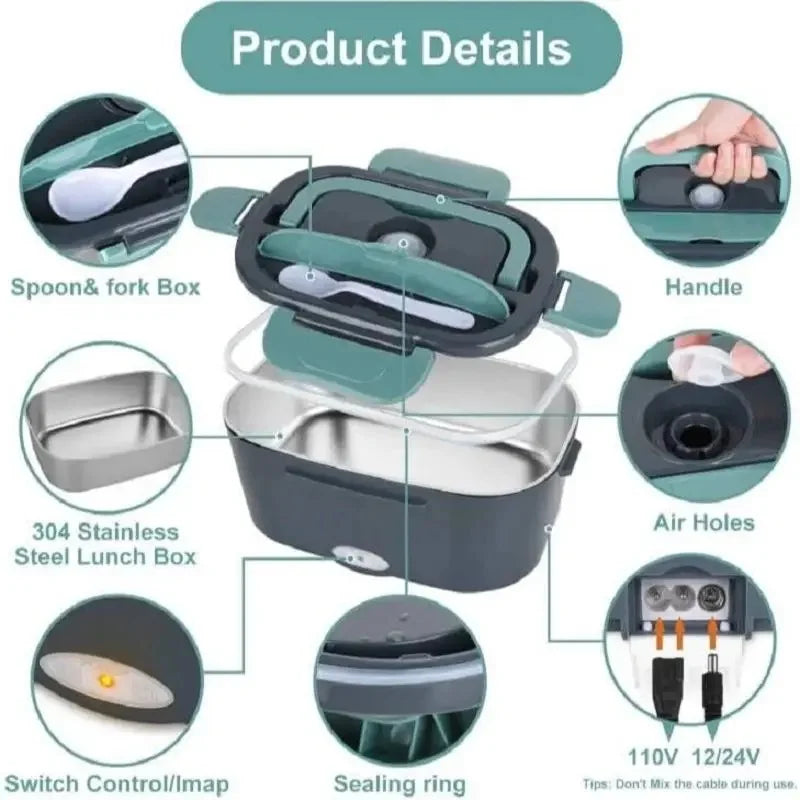 1.5 L 60W Electric Heated Lunch Box